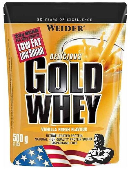 Weider Gold Whey Vainilla 500Gr. de Weider