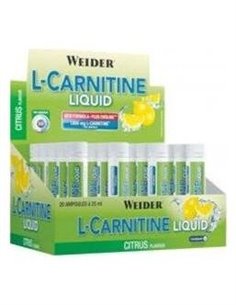 Weider L-Carnitine 20 Ampollas limón