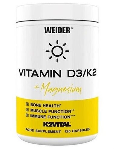 Weider Vitamin D3/K2 120Cap. de Weider
