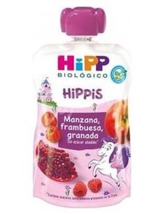 Pouches Unicornio (Manzana,Frambuesa,Granada) Bio 100 g  de Hipp