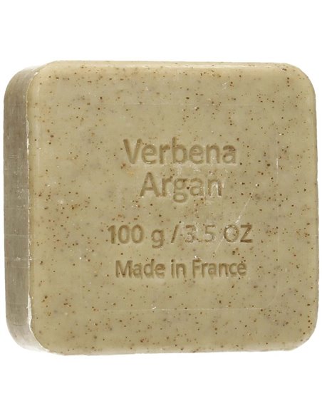 Jabon Exfoliante Argan-Verbena Pastilla 100Gr. Bio de Savon Du Midi