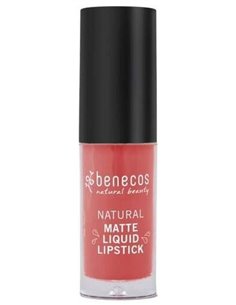 Barra De Labios Mate Liquida Coral Kiss 5Ml Vegano de Benecos