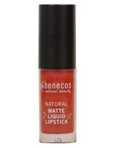 Barra Mate de Labios Líquida Trust in Rust, 5ml de Benecos