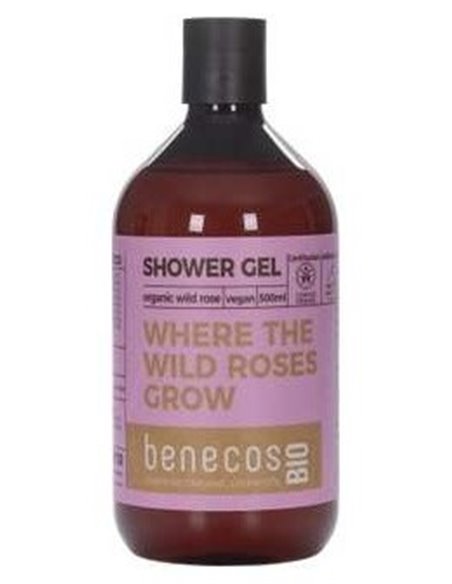 Gel De Baño Rosa M.Recarga 500Ml. Bio Vegano de Benecos