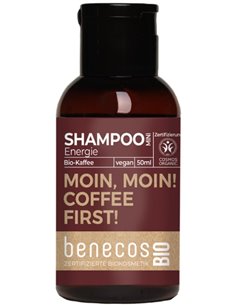 Champu Energizante Cafe Mini Viaje 50Ml Bio Vegano de Benecos