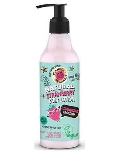 Locion Corporal Fresa Strawberry Vacation 250Ml. de Skin Super Good