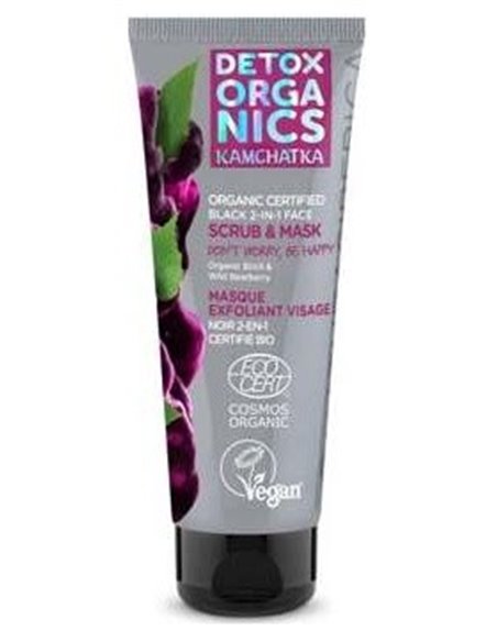 Detox Exfoliante Y Mascarilla Negra 2 En 1 75M Eco de Natura Siberica