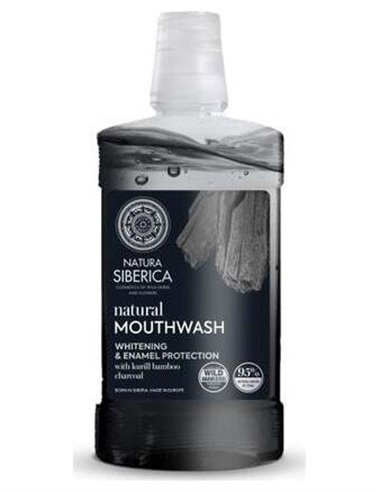 Enjuague Bucal Natural Carbon De Bambu 520Ml. de Natura Siberica