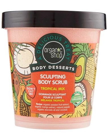 Exfoliante Corp Modelador Mezcla Tropical 450Ml. de Organic Shop