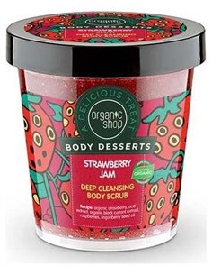 Exfoliante Corp Profunda Mermelada Fresa 450Ml. de Organic Shop