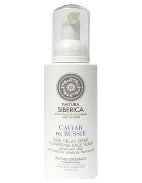 Jabon Facial Limpieza Profunda Caviar Rusia 175Ml. de Natura Siberica