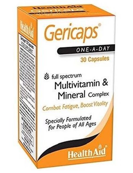 Gericaps Multinutriente 30Cap. Health Aid de Health Aid