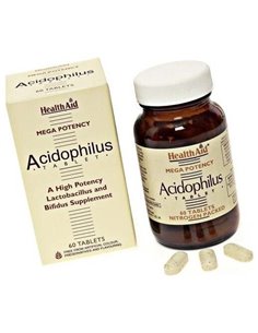 Acidophilus Con Fos   60 Comp de Health Aid