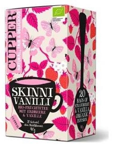 Fresa Y Vainilla  Infusion 20Bolsitas. Bio Vegan de Cupper