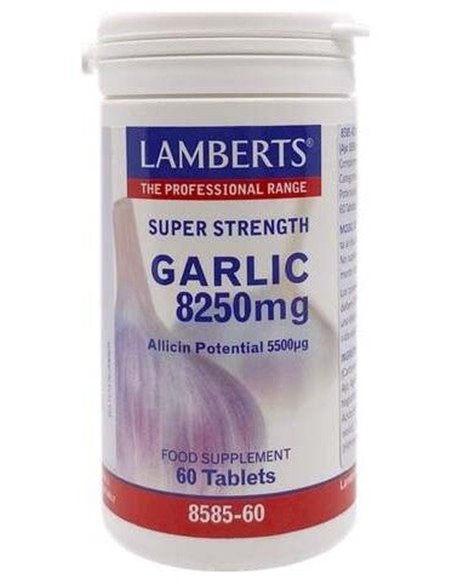 Ajo 8250 mg (Potencial de Alicina 5500 µg) de Lamberts