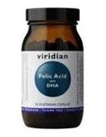 Acido Folico 400Ug Con Dha 90Cap.Veg. de Viridian