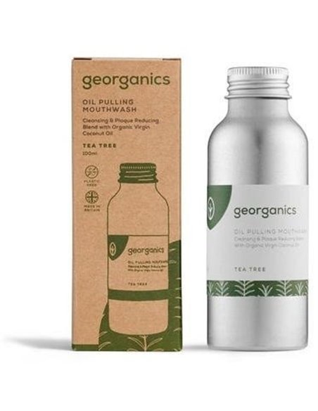 Enjuage Bucal Con Aceite Arbol Del Te 100Ml. de Georganics