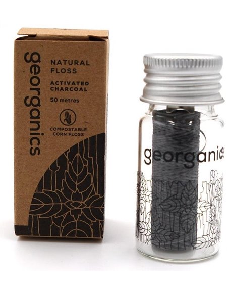 Hilo Dental Carbon Activado 50 M de Georganics