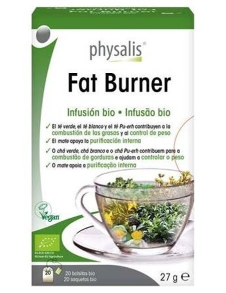 Fat Burner Infusion 20Filtros Bio de Physalis