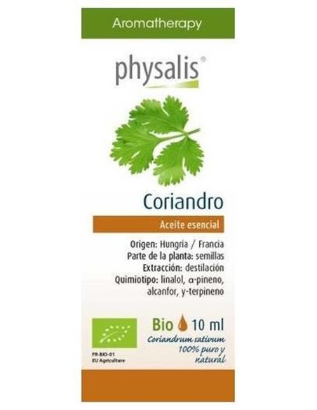 Coriandro Aceite Esencial 10Ml. Bio de Physalis
