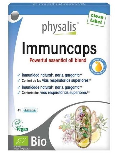 Immuncaps 45Cap. Bio Vegan de Physalis