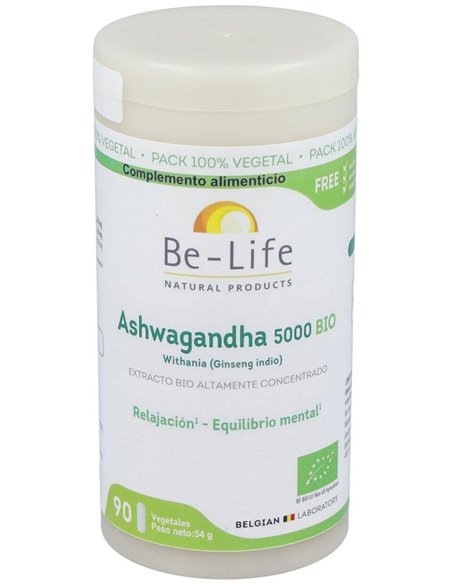 Ashwagandha 5000 90Cap. de Be-Life