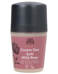Soft Wild Rose Desodorante Roll-On 50Ml. Eco Vegan de Urtekram