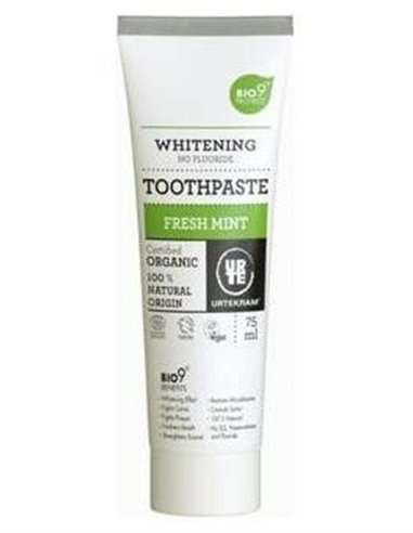 Dentifrico Menta Fresca 75Ml. Eco Vegan de Urtekram