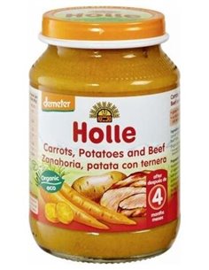Potito Zanahoria Patata Con Ternera 4Meses 190Gr. de Holle