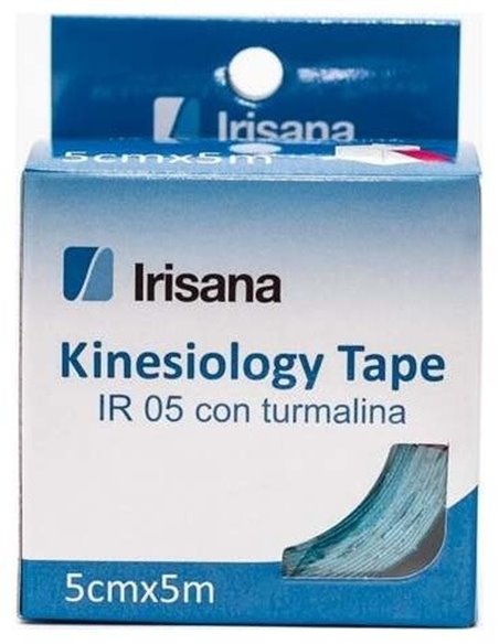 Kinesiology Tape Con Turmalina 5Cmx5M Azul Ir05.Az de Irisana