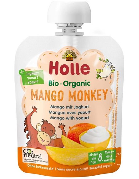 Smoothie Mango Monke Mango Con Yogur 8Meses 85Gr. de Holle