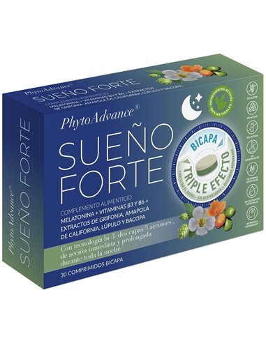 Phytoadvance Sueño Forte Bicapa 30Comp. de Phytoadvance