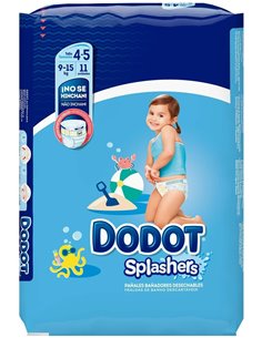 Dodot Pañal Inf Bañador Splashers T-4 9-15 Kg 11Un de Dodot