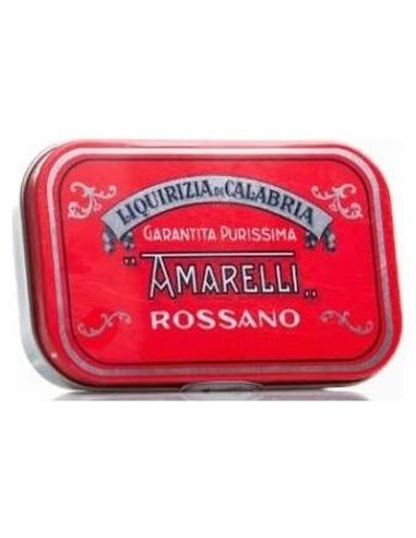 Amarelli Rossa Spezatina Regaliz Rozos 12Udx40Gr. de Amarelli