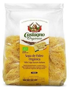 Fideos Finos De Trigo Duro 500 gramos Eco de Castagno