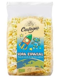 Mix Galactic Pasta Infantil Con Figuras 500 gramos Eco de Castagno