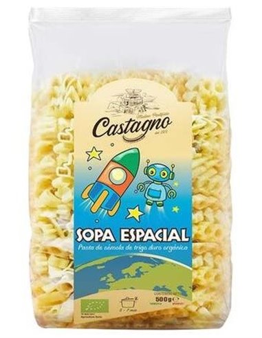 Mix Galactic Pasta Infantil Con Figuras 500 gramos Eco de Castagno