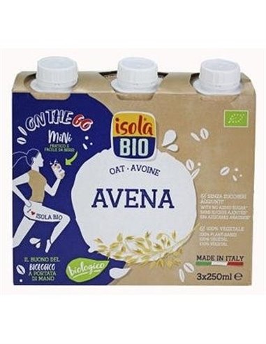Bebida Vegetal De Avena 3Udsx250Ml. Bio Sg Vegan de Isola