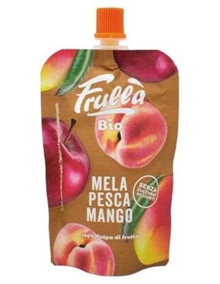 Pure De Manzana Melocoton Y Mango 18 Uds X 100Gr. Bio de Frulla