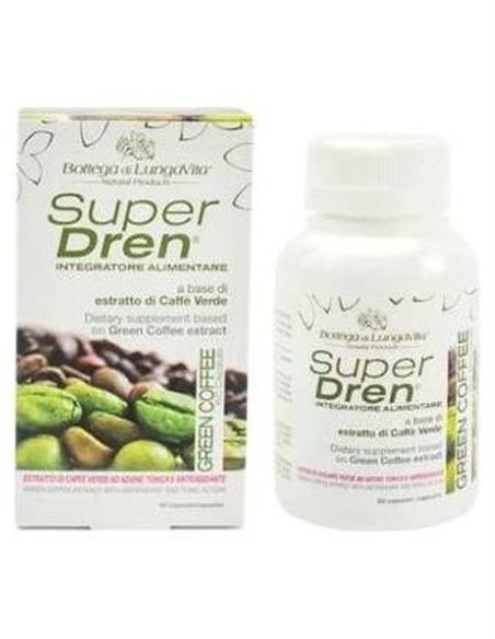 Super Dren Capsulas Cafe Verde 60Cap. de Bottega Di Lungavita
