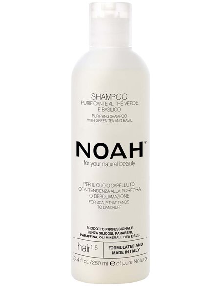 Champu Purificante Con Te Verde Y Albahaca 250Ml. de Noah