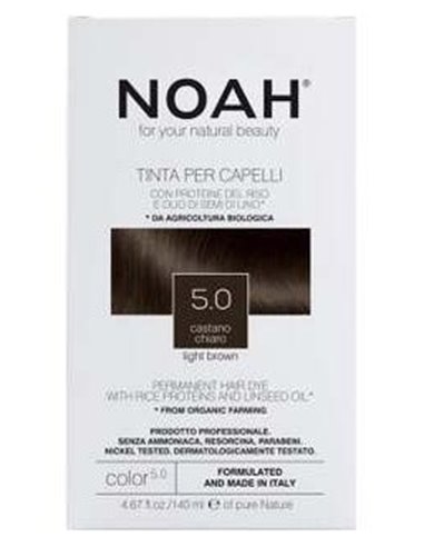 Tinte Capilar Castaño Claro 5.0 140Ml de Noah