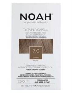 Tinte Capilar Rubio 7.0 140Ml. de Noah