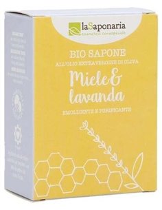 Jabon En Pastilla Miel Y Lavanda 100Gr. de La Saponaria