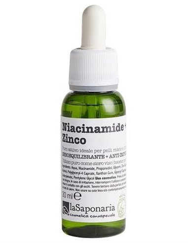Niacinamida + Zinc 30Ml. de La Saponaria