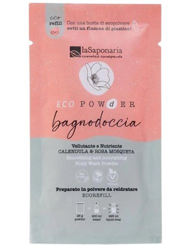 Gel De Ducha Calendula-Rosa Mosqueta En Polvo 25Gr de La Saponaria