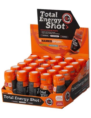 Total Energy Shot Orange 25Botellitas. Named Sport