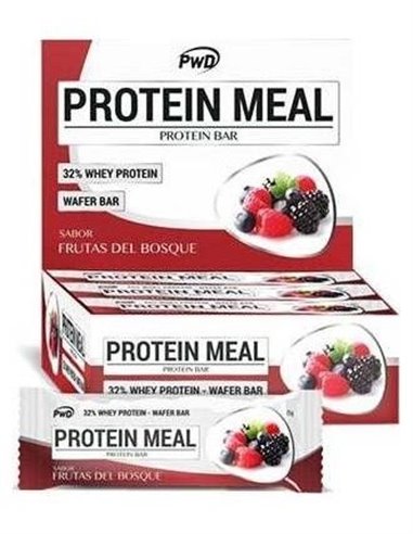 Protein Meal Barritas Frutas Del Bosque 12Uds. Pwd Nutrition