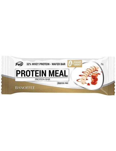 Protein Meal Barritas Banofee 12Uds. Pwd Nutrition
