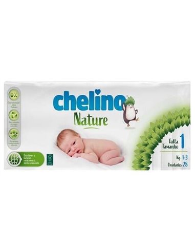 Chelino Pañal Inf Nature T/1 1-3Kg 28Un de Chelino